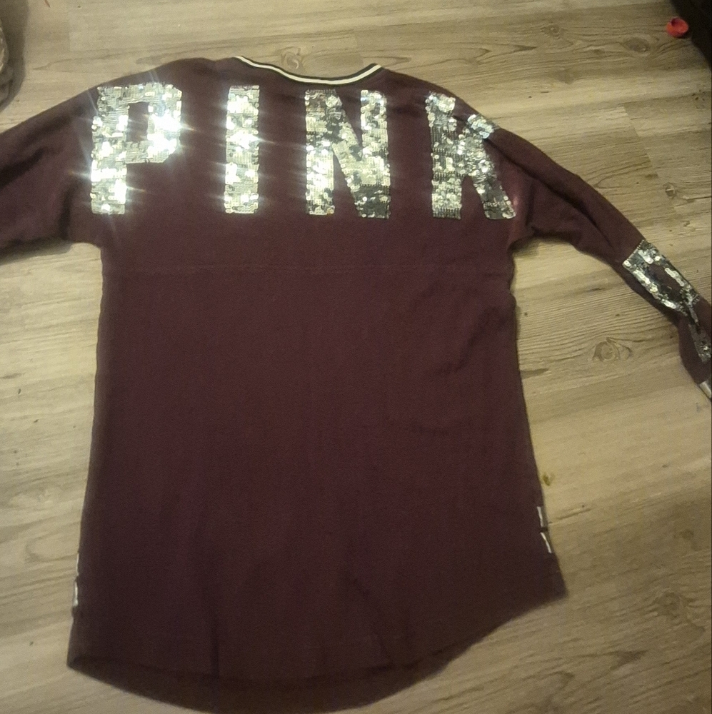 Victoria's Secret Pink Maroon Top